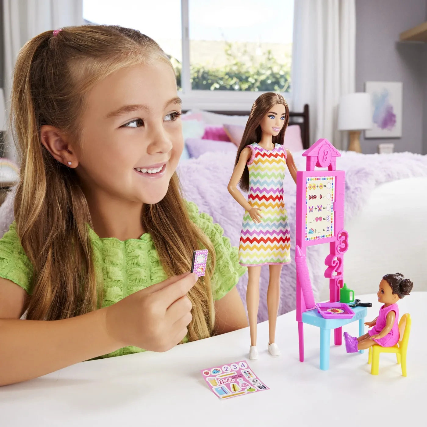 BARBIE SET DE JOACA PAPUSA BARBIE SATENA FACE CARIERA PROFESOARA, BARBIE - I CAN BE