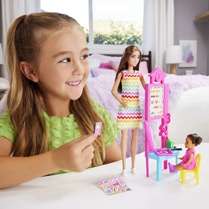 BARBIE SET DE JOACA PAPUSA BARBIE SATENA FACE CARIERA PROFESOARA, BARBIE - I CAN BE