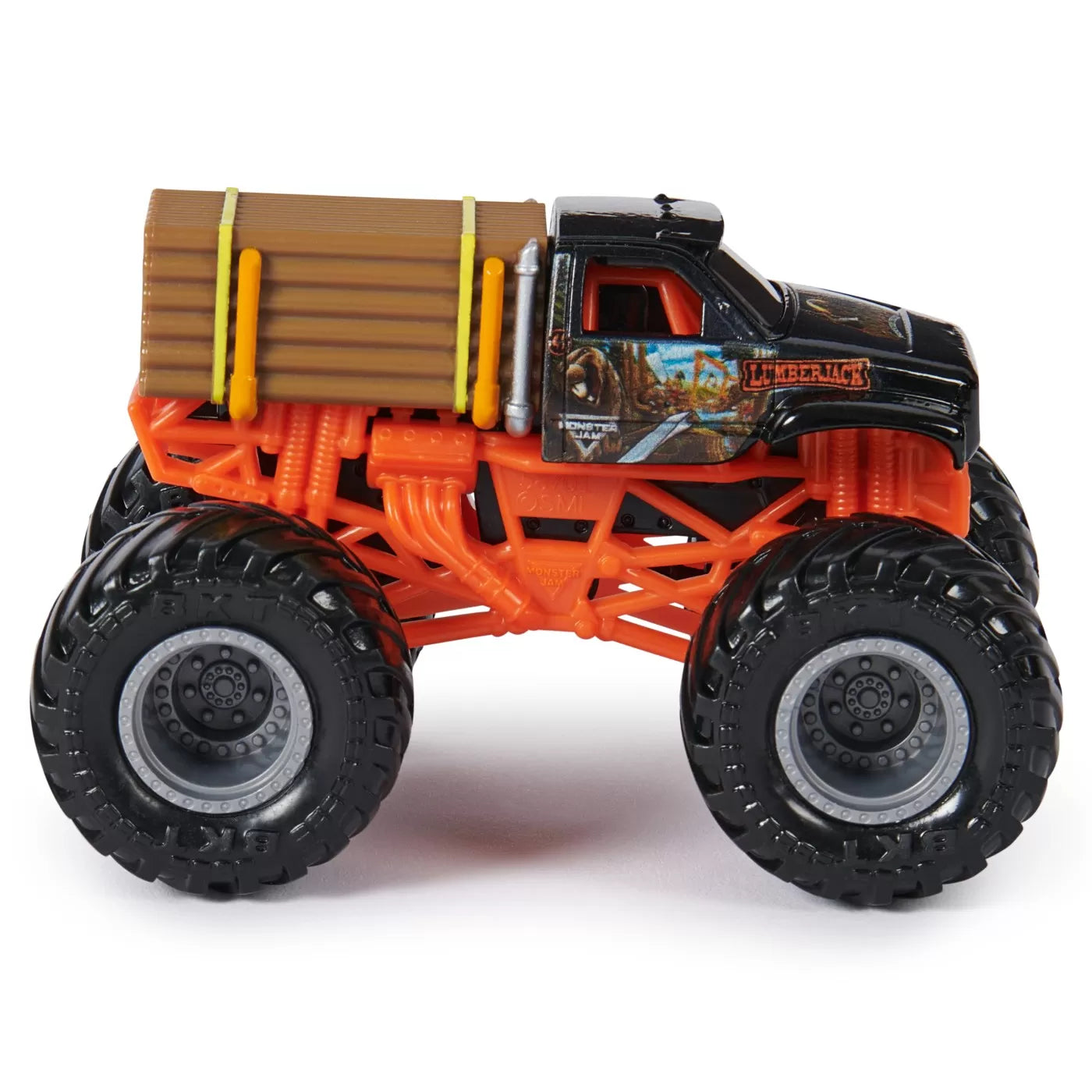 MONSTER JAM SET 2 MASINUTE METALICE LUMBERJACK SI AXE SCARA 1:64, MONSTER JAM