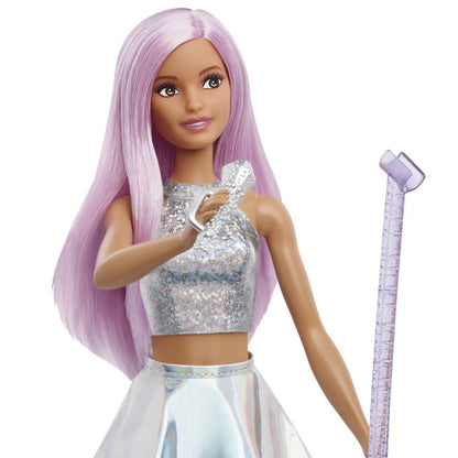 BARBIE PAPUSA BARBIE YOU CAN BE SET BARBIE STAR POP SI MICROFON, BARBIE - I CAN BE