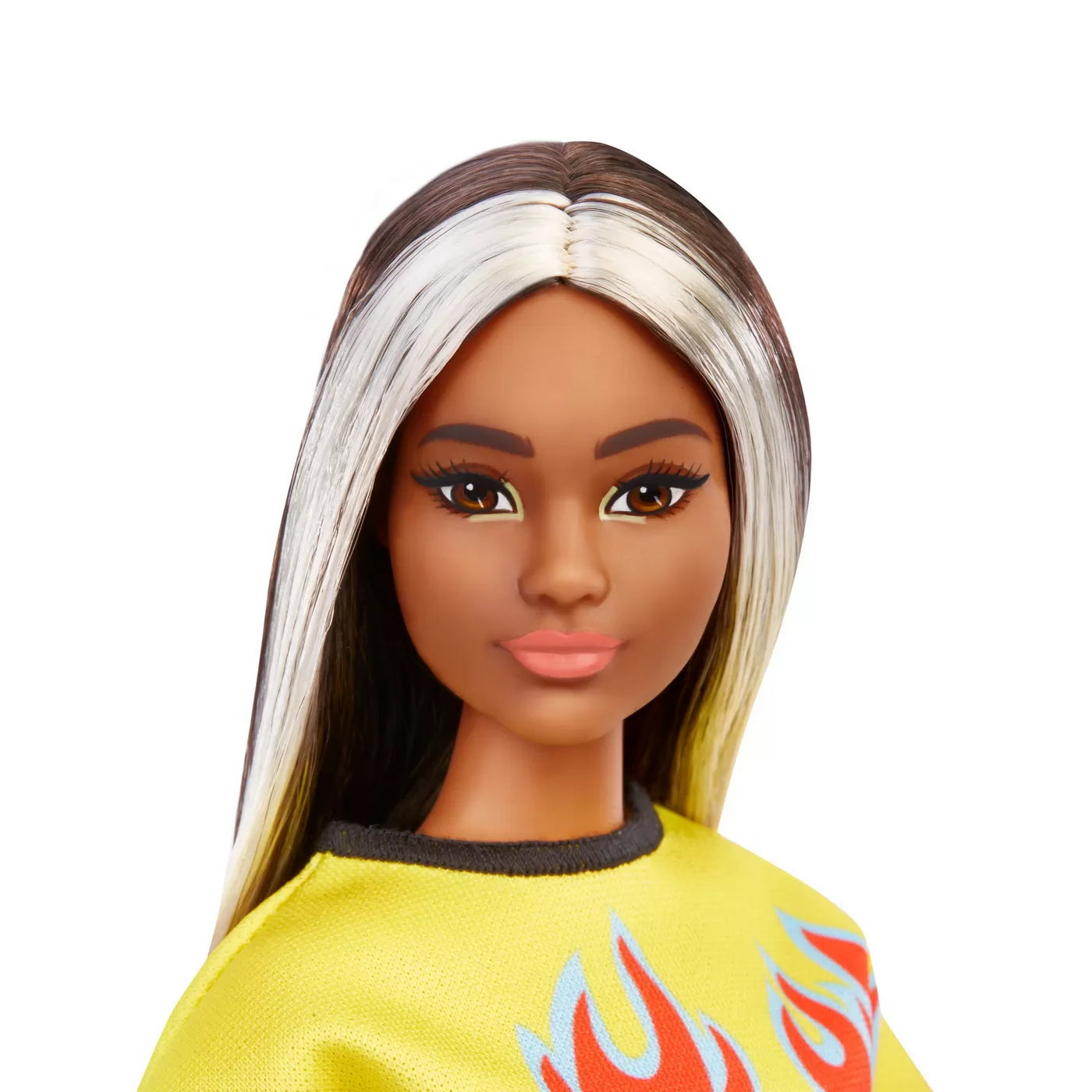 PAPUSA BARBIE FASHIONISTA BRUNETA CU SUVITE BLONDE, BARBIE - FASHIONISTAS