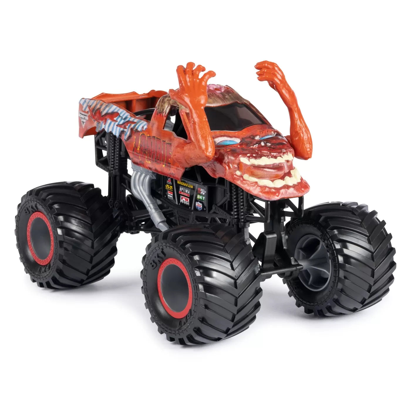 MONSTER JAM MASINUTA METALICA ZOMBIE SCARA 1:24, MONSTER JAM