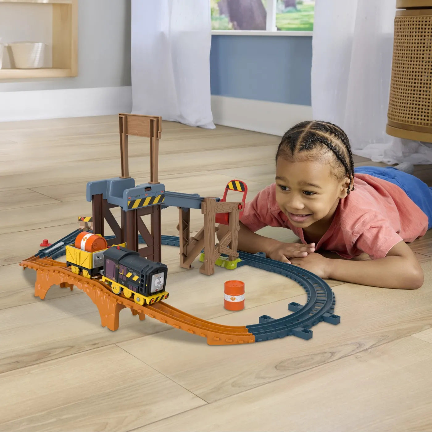 THOMAS SET DE CONSTRUCTIE RIDICA SI INCARCA MARFA CU DIESEL , THOMAS - THOMAS