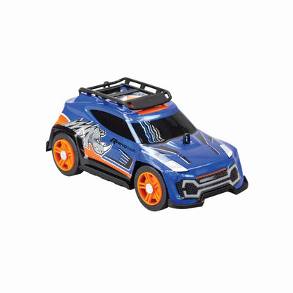 SILVERLIT EXOST BUILD 2 DRIVE MASINUTA RC ALBASTRA, SILVERLIT