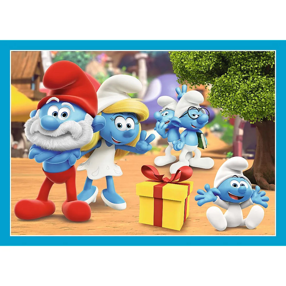 PUZZLE TREFL 4IN1 STRUMFII SATUL STRUMFILOR, TREFL 4IN1