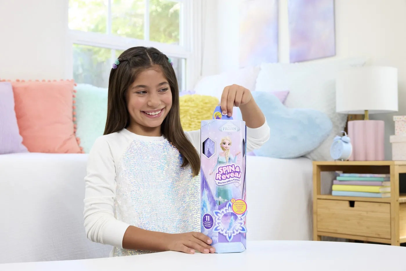 DISNEY FROZEN SPIN AND REVEAL PAPUSA ELSA, DISNEY FROZEN
