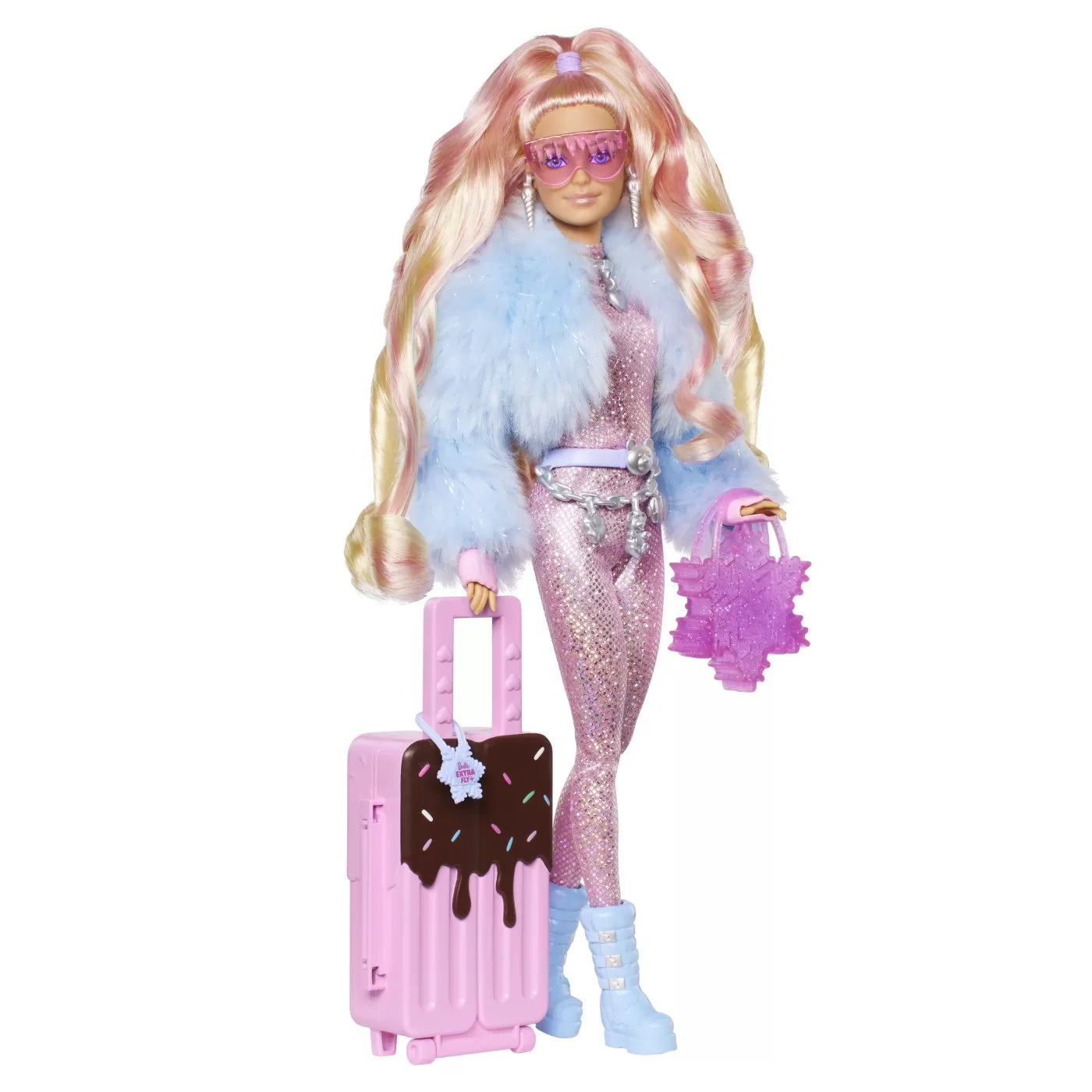BARBIE EXTRA FLY PAPUSA BARBIE BLONDA LA MUNTE, BARBIE - EXTRA