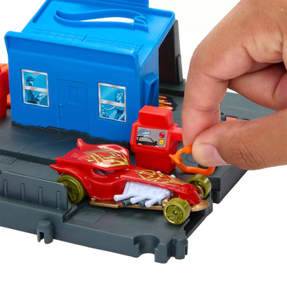 HOT WHEELS CITY EXPLORER PISTA FUEL STATION SHIFT, HOT WHEELS - CITY