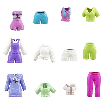 POLLY POCKET SET 2 PAPUSI SI ACCESORII 27 PIESE, POLLY POCKET