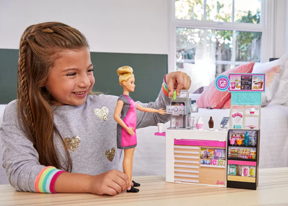 BARBIE  SET CAFENEA CU 20 DE ACCESORII, BARBIE - I CAN BE