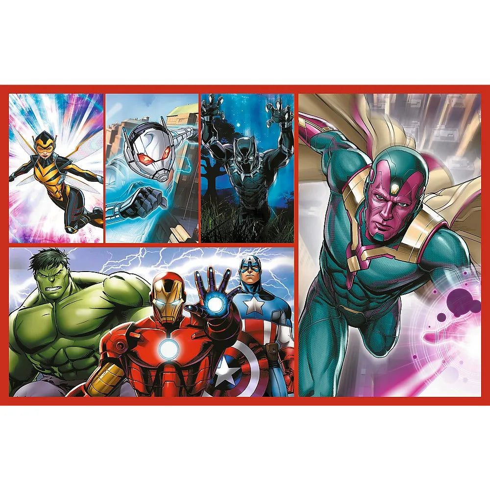 PUZZLE TREFL 2X70 MARVEL AVENGERS MISIUNEA SUPER EROILOR MARVEL AVENGERS, TREFL 2X70