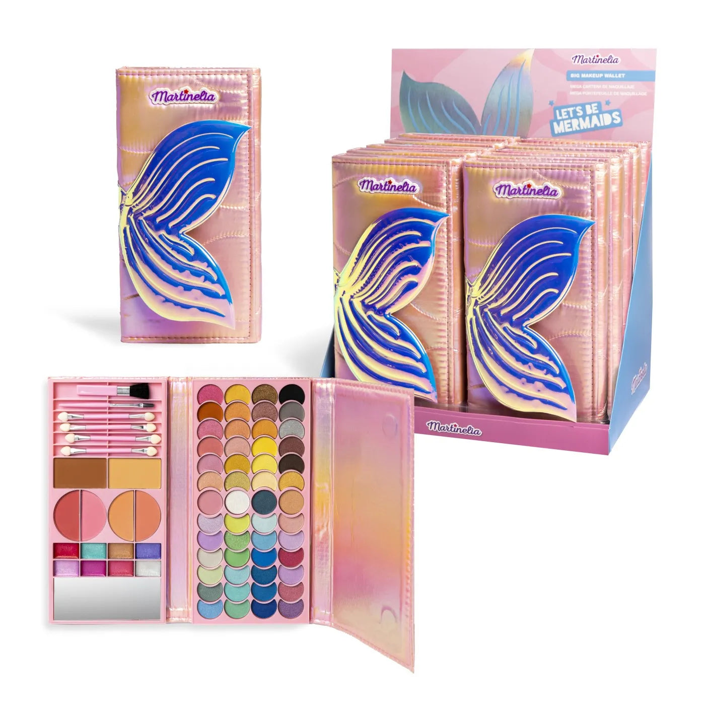 MARTINELIA LET'S BE MERMAIDS TRUSA DE MAKE-UP PORTOFEL, LET'S BE MERMAIDS