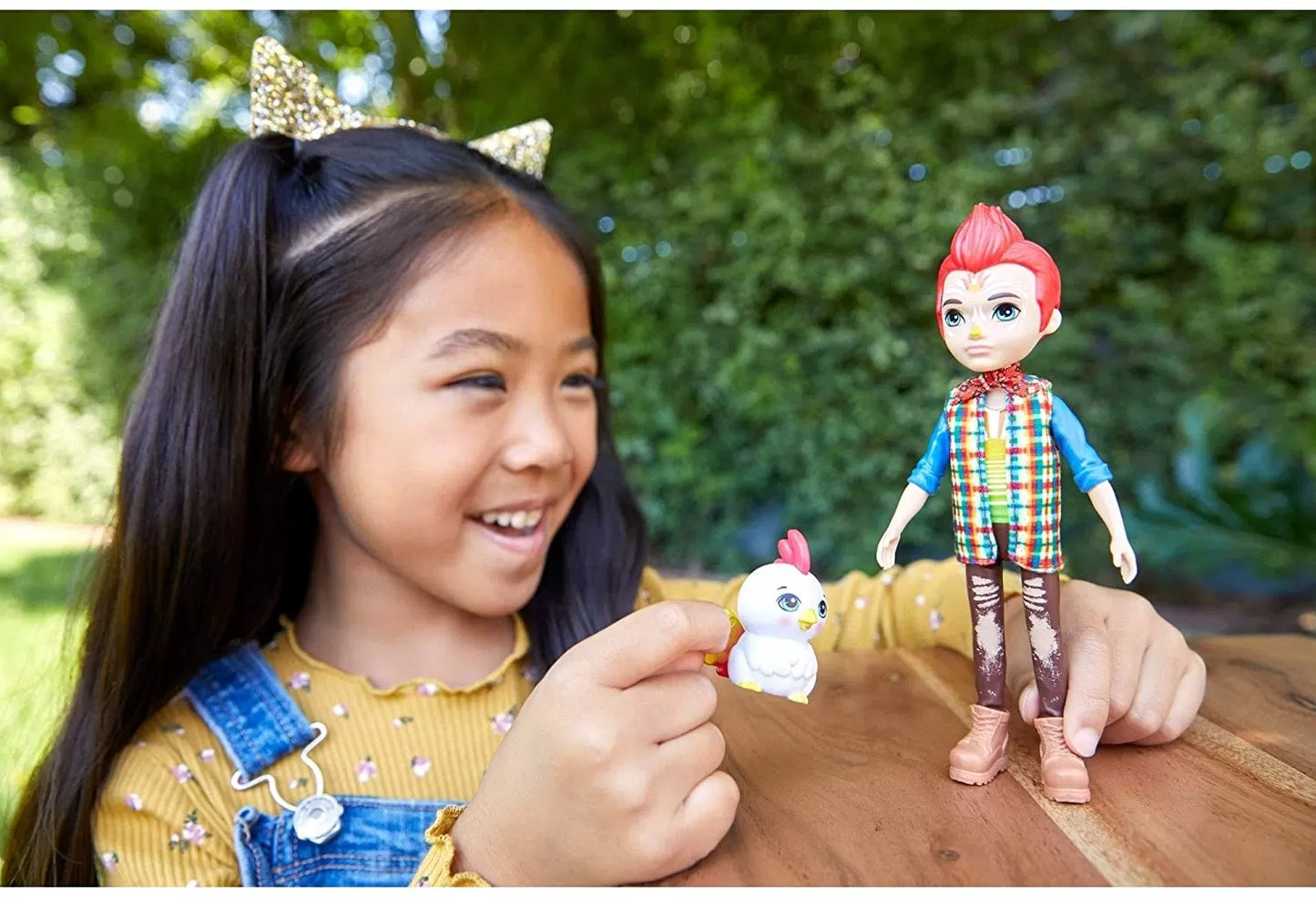 ENCHANTIMALS PAPUSI SI ANIMALUTE REDWARD ROOSTER SI CLUCK, ENCHANTIMALS - PAPUSI