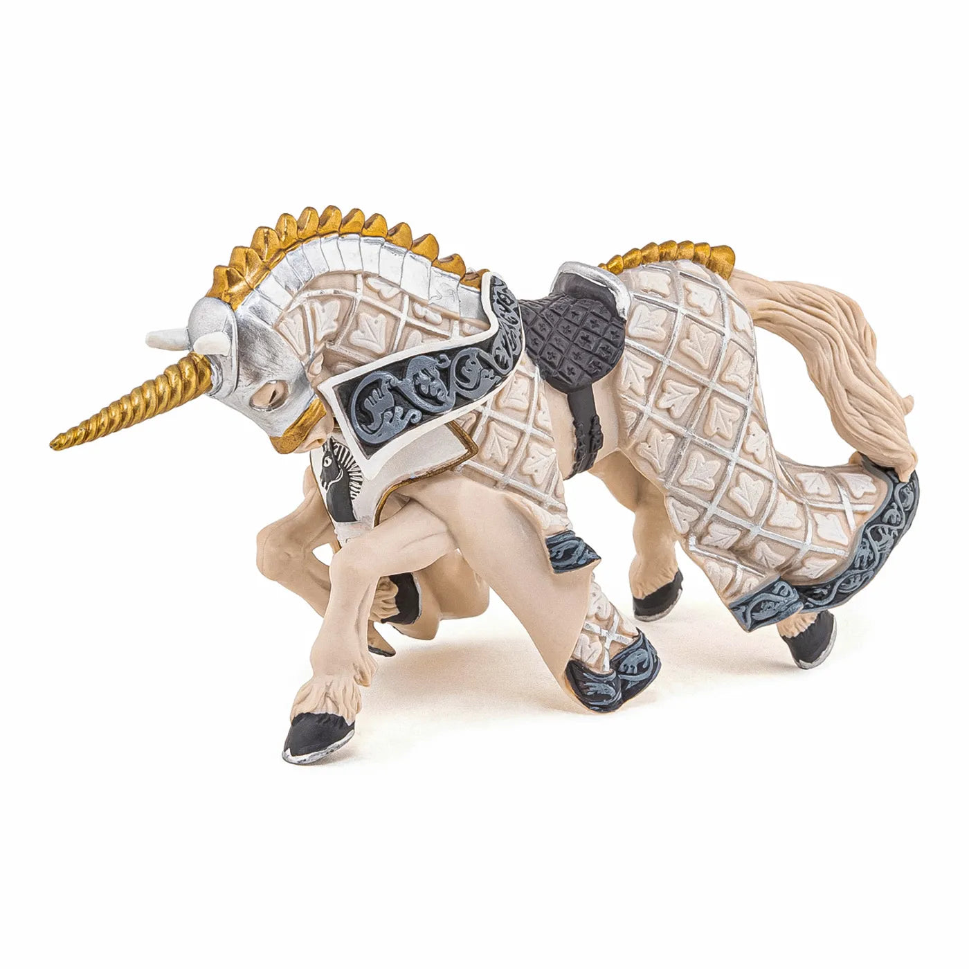 PAPO FIGURINA CALUL CAVALERULUI UNICORN, PERSONAJE MEDIEVALE FANTASTICE