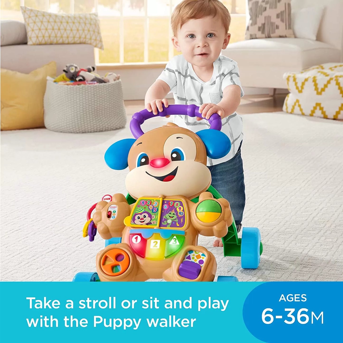 FISHER PRICE ANTEMERGATOR CATELUSUL INTERACTIV IN LIMBA ROMANA, FISHER PRICE - INFANT