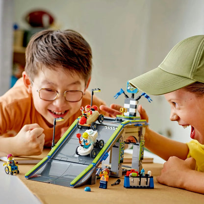LEGO CITY FARA LIMITE: RAMPA PENTRU CURSE DE MASINI 60460, LEGO CITY