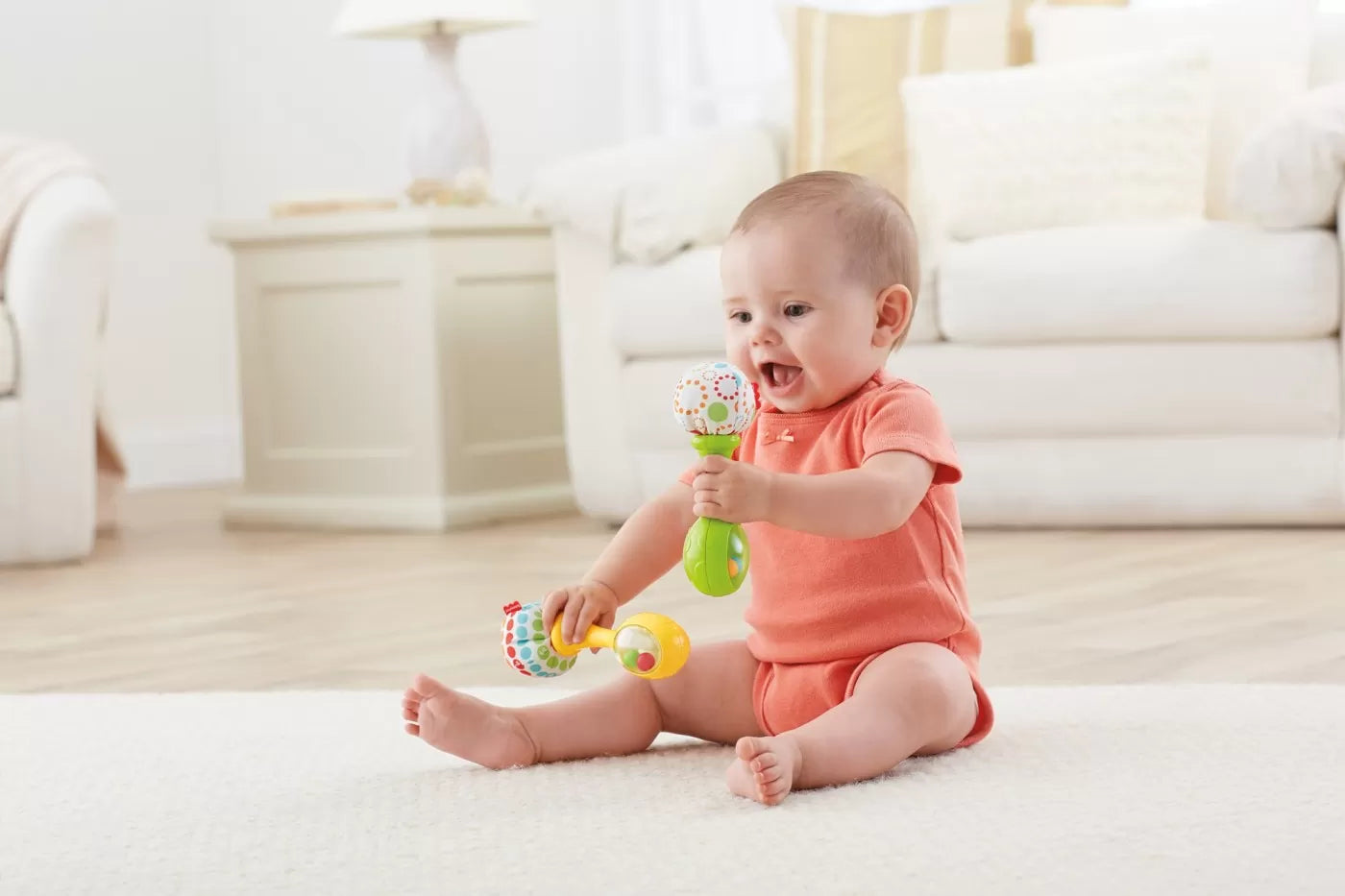 FISHER PRICE SET 2 ZORNAITOARE MARACAS, FISHER PRICE - INFANT