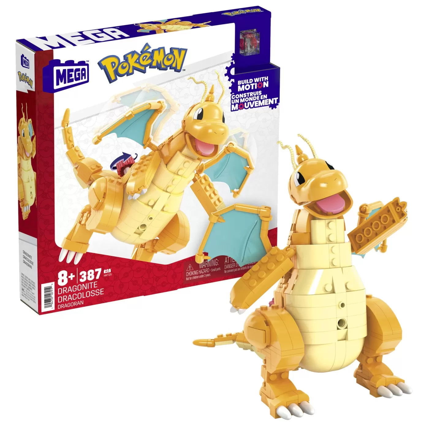 POKEMON MEGA SET DE CONSTRUCTIE DRAGONITE, POKEMON