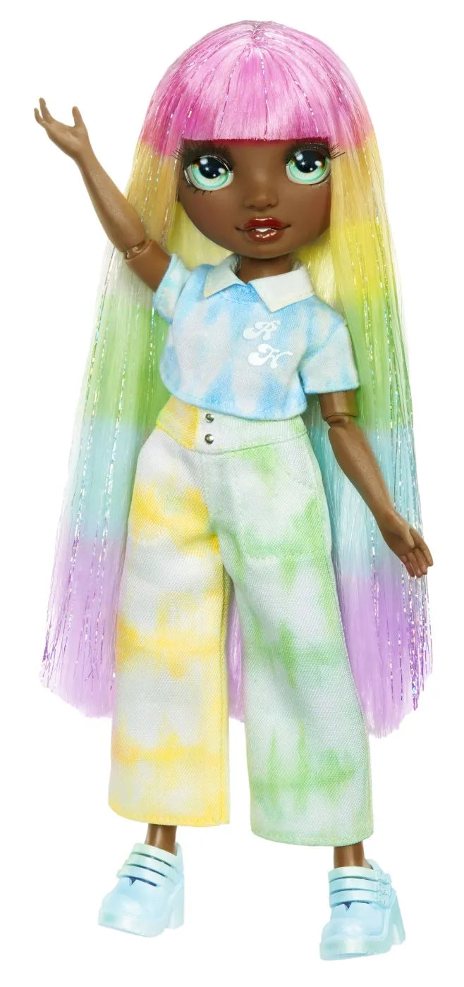 RAINBOW HIGH WATERCOLOR CREATE PAPUSA OCHI VERZI, RAINBOW HIGH