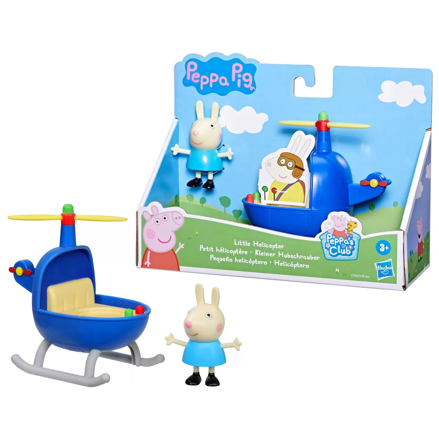 PEPPA PIG VEHICUL CU FIGURINA MICUL ELICOPTER, PEPPA PIG