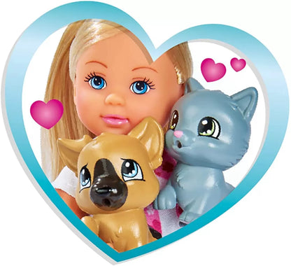 PAPUSA EVI VETERINAR CU RULOTA ACCESORIZATA, STEFFI LOVE