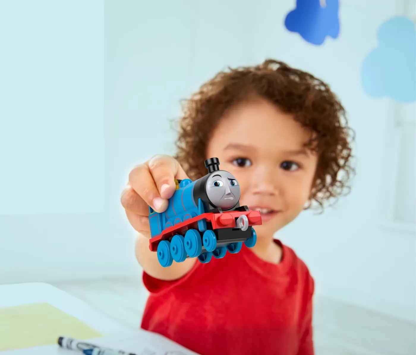 THOMAS SET DE JOACA CU LOCOMOTIVA PUSH ALONG GORDON SI ACCESORII, THOMAS - THOMAS