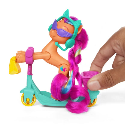 MY LITTLE PONY SUNNY STARSCOUT PE SCOOTER SET FIGURINA SI 4 ACCESORII, MY LITTLE PONY