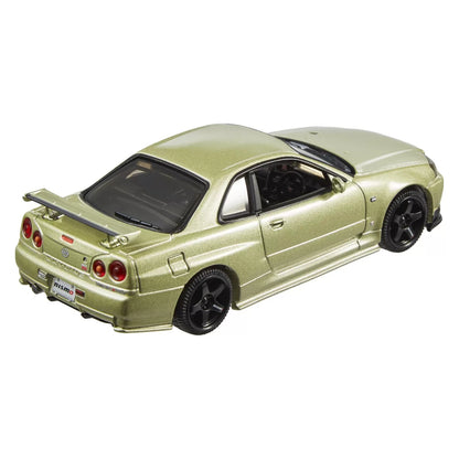 HOT WHEELS PREMIUM REAL RIDERS MASINUTA METALICA NISSAN SKYLINE GT-R SCARA 1:43, HOT WHEELS - VEHICULE