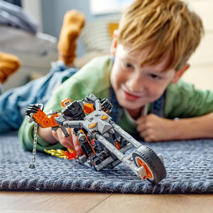 LEGO SUPER HEROES ROBOT SI MOTOCICLETA CALARETUL FANTOMA 76245, LEGO SUPER HEROES