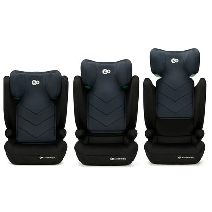 SCAUN AUTO KINDERKRAFT I-SPARK, I-SIZE 100-150 CM, BLACK, KINDERKRAFT