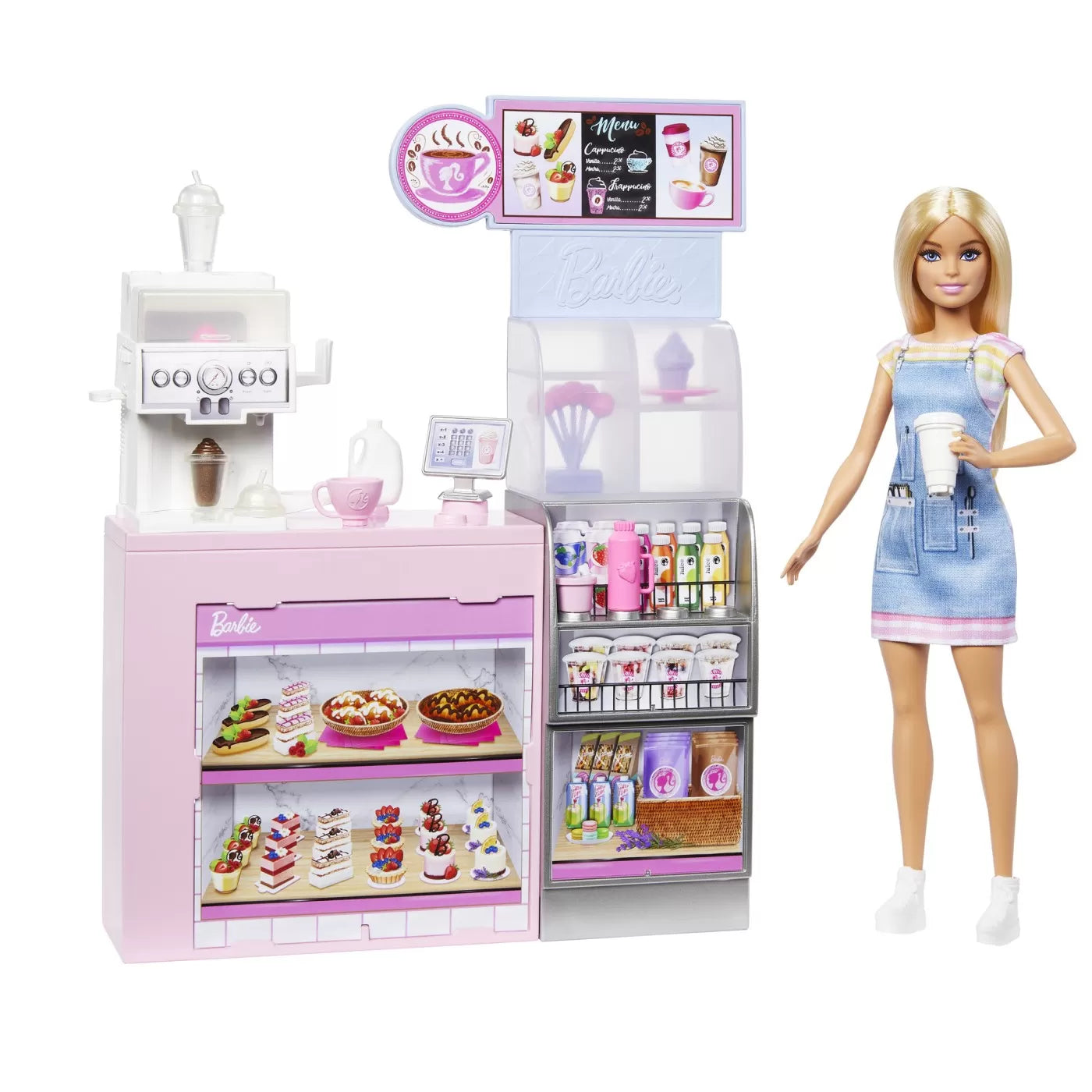 BARBIE PAPUSA BARBIE YOU CAN BE SET CAFENEA , BARBIE - I CAN BE