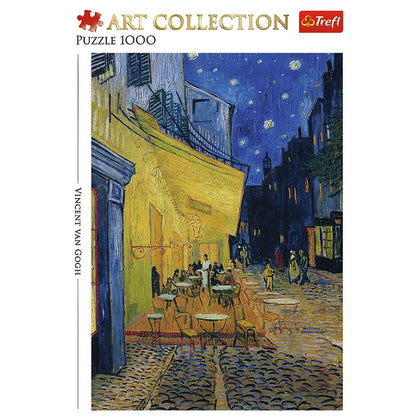 PUZZLE TREFL 1000 ART COLLECTION VINCENT VAN GOGH TERASA CAFENEA NOAPTEA, TREFL 1000P