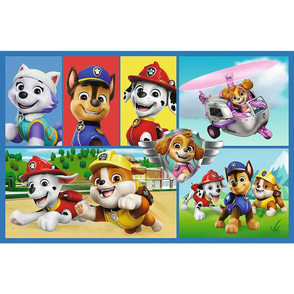 PUZZLE TREFL 2X70 PATRULA CATELUSILOR ECHIPA CATELUSILOR, TREFL 2X70