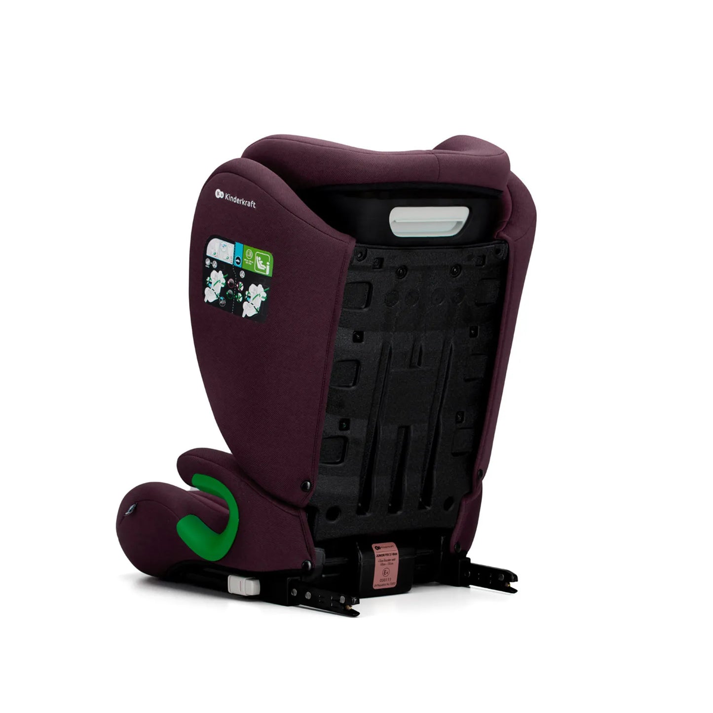 SCAUN AUTO KINDERKRAFT JUNIOR FIX2, I-SIZE 100-150 CM, CHERRY RED, KINDERKRAFT
