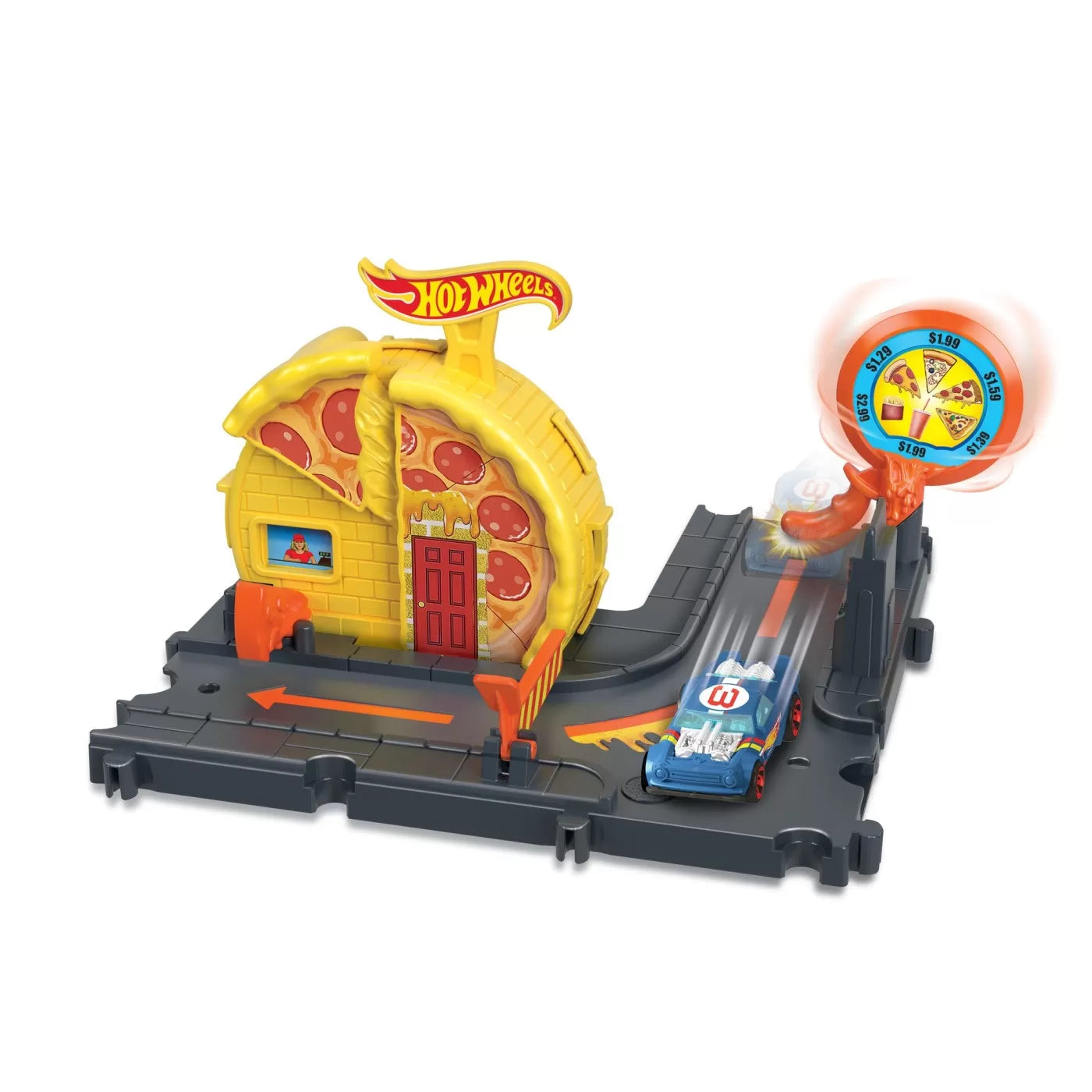 HOT WHEELS CITY EXPLORER SPEEDY PIZZA PICK UP, HOT WHEELS - CITY