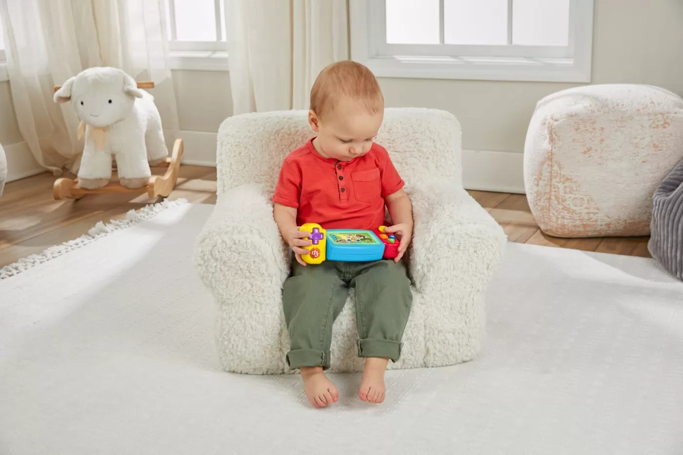 FISHER PRICE LAUGH&LEARN CONSOLA BEBE IN LIMBA ROMANA, FISHER PRICE - INFANT