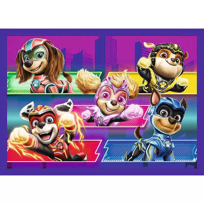 PUZZLE TREFL 4IN1 PATRULA CATELUSILOR MIGHTY MOVIE EROII, TREFL 4IN1