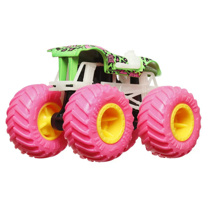 HOT WHEELS MONSTER TRUCK GLOW IN THE DARK MASINUTA TWIN MILL SCARA 1:64, HOT WHEELS - MONSTER TRUCK
