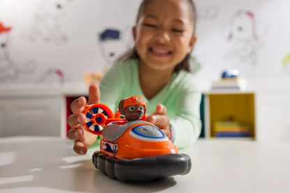 PATRULA CATELUSILOR SET VEHICUL DE BAZA HOVERCRAFT SI FIGURINA ZUMA, PATRULA CATELUSILOR