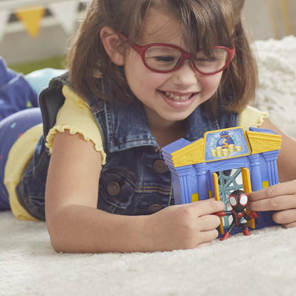 SPIDEY PRIETENII EXTRAORDINARI CITY BLOKS SET DE CONSTRUCTIE BANCA, SPIDER-MAN