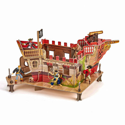 PAPO FIGURINA PUZZLE 3D CORABIE PIRATI, PIRATI SI CORSARI