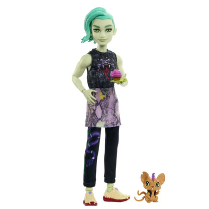 MONSTER HIGH PAPUSA DEUCE GORDON CU ANIMALUT SI ACCESORII, MONSTER HIGH