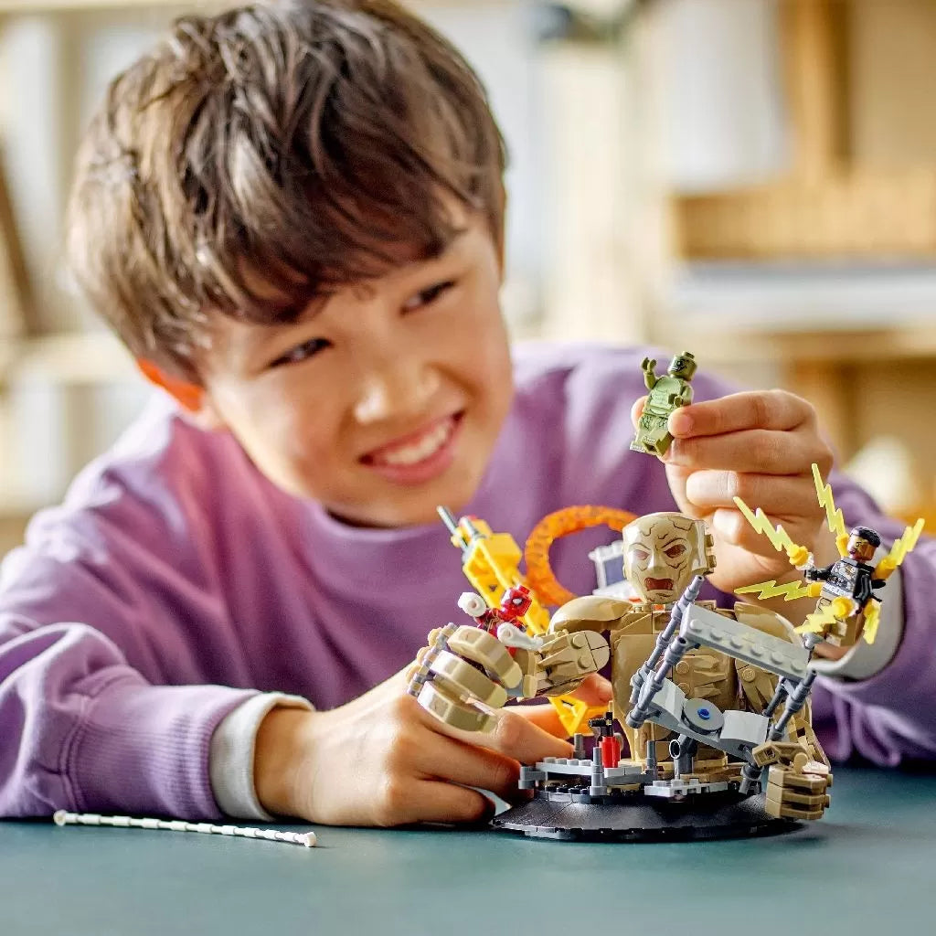 LEGO SUPER HEROES OMUL PAIANJEN VS SANDMAN BATALIA FINALA 76280, LEGO SUPER HEROES