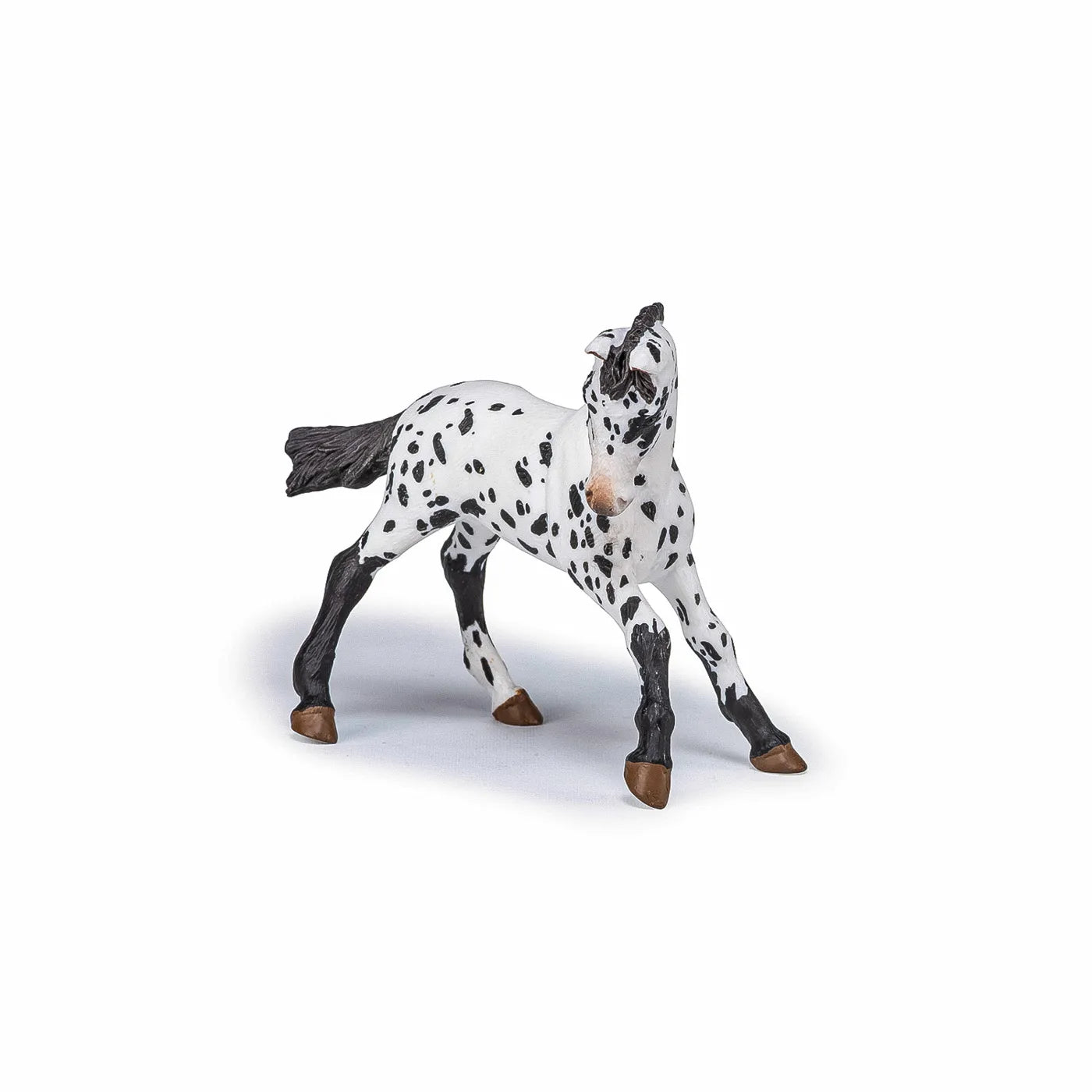PAPO FIGURINA MANZ APPALOOSA NEGRU, RASE DE CAI SI PONEI