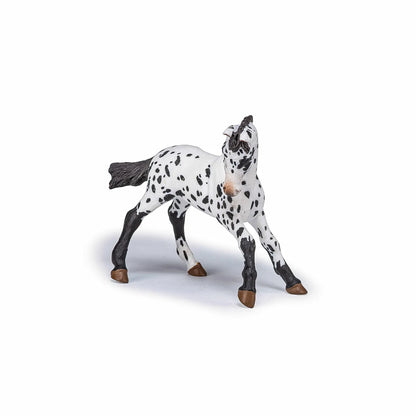 PAPO FIGURINA MANZ APPALOOSA NEGRU, RASE DE CAI SI PONEI