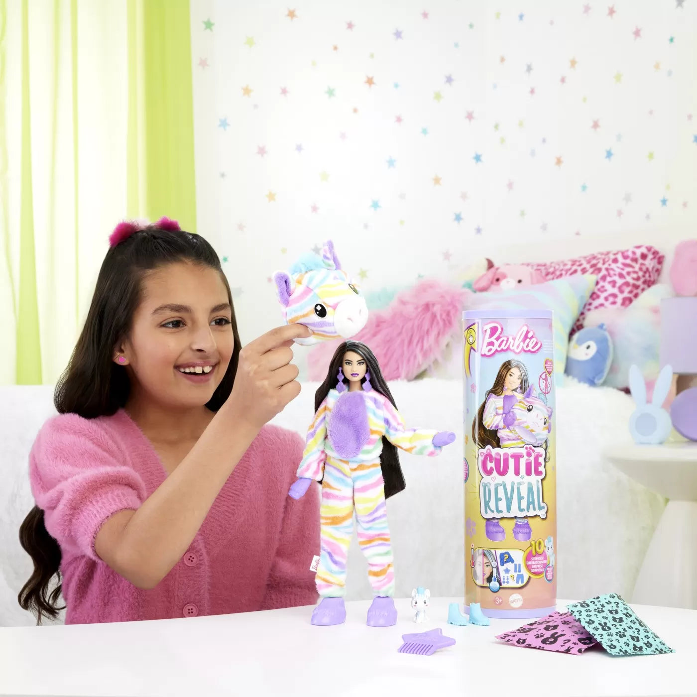 BARBIE PAPUSA BARBIE CUTIE REVEAL ZEBRA, BARBIE - DREAMTOPIA