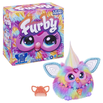 FURBY JUCARIE DE PLUS INTERACTIVA FURBY TIE DYE, FURBY