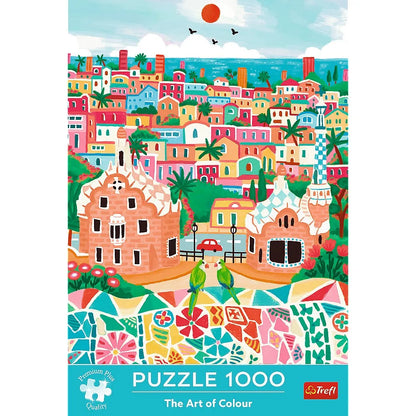 PUZZLE TREFL 1000 PREMIUM PLUS BARCELONA SPANIA, TREFL 1000P