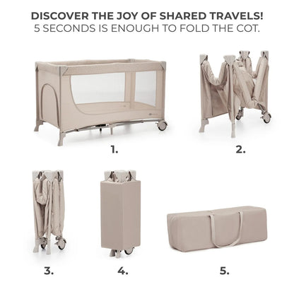 PATUT TRAVEL KINDERKRAFT JOY2, FARA ACCESORII, BEIGE, KINDERKRAFT