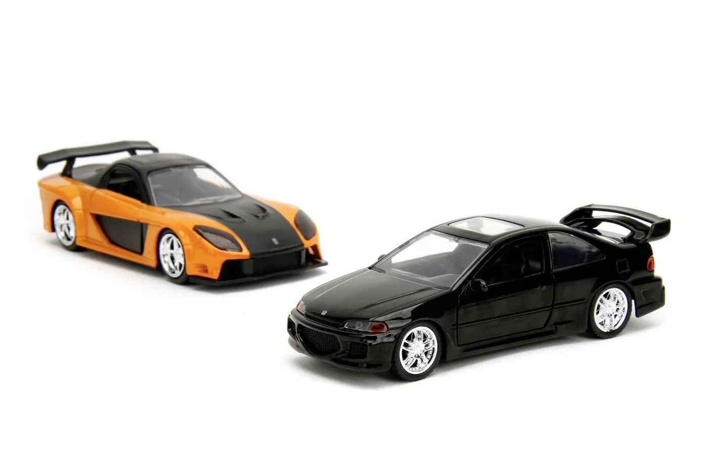 JADA FAST & FURIOUS LEGACY SERIES SET 2 MASINUTE METALICE HONDA CIVIC SI MAZDA RX-7 SCARA 1:32, JADATOYS - FAST AND FURIOUS